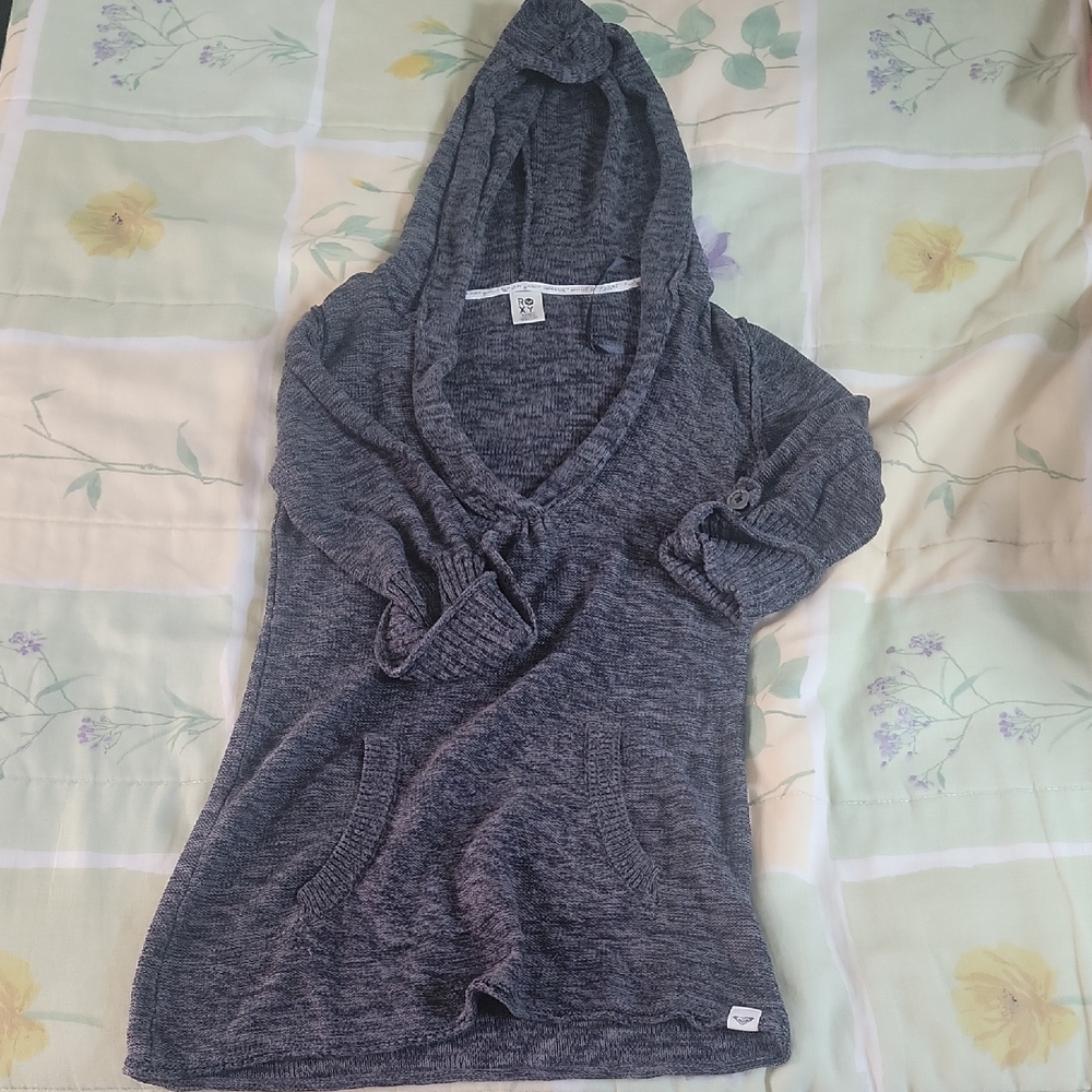 Roxy Charcoal Knit Sweater